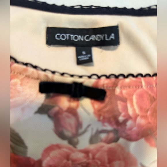 Cotton Candy LA Floral Sheer Long Sleeve Top - Multicolor - Picture 3 of 4